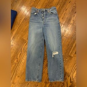 Levis RIBCAGE STRAIGHT ANKLE WOMEN'S JEANS